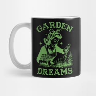 Garden Dreams, SVG PNG File, Trendy  Retro Mug